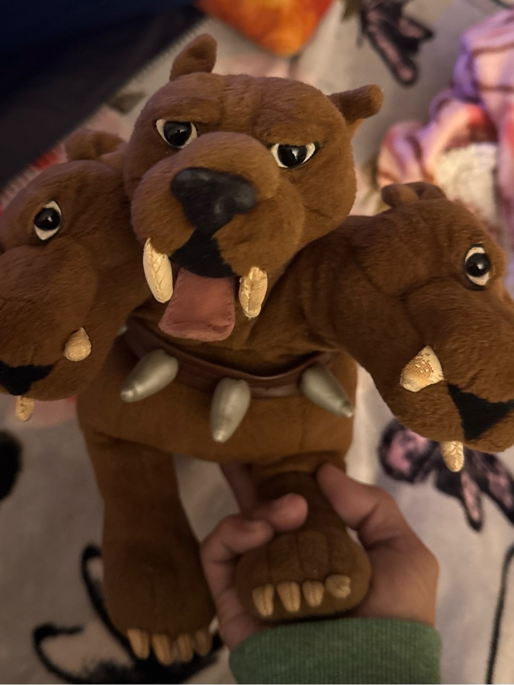 Gund Harry Potter Brown Three-Headed Plush Toy